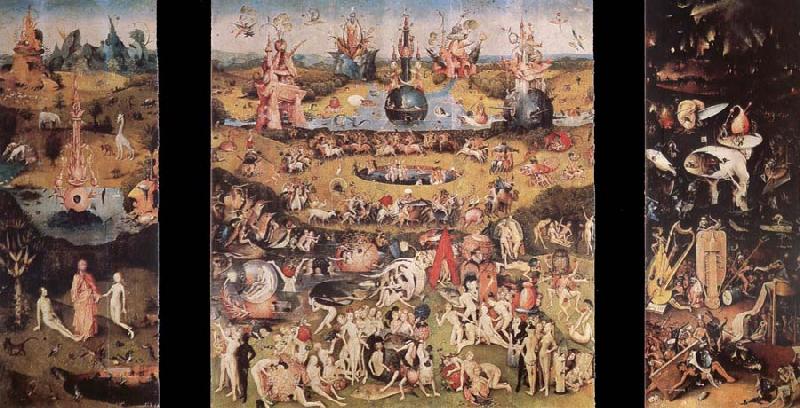 BOSCH, Hieronymus The garden of the desires, trip sign, Germany oil painting art